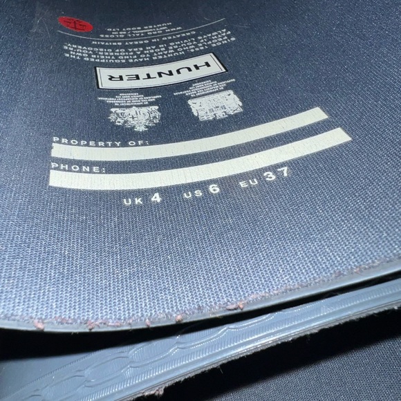 Rarely Worn graphite grey tall hunters - Picture 2 of 3